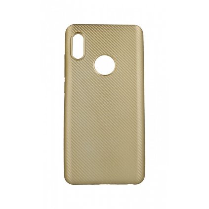 Zadný silikónový kryt na Xiaomi Redmi Note 5 Carbon zlatý