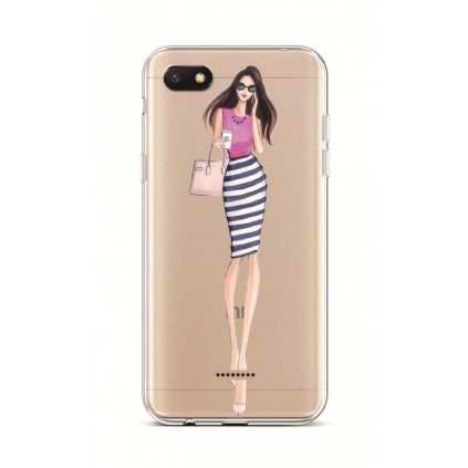 Zadný silikónový kryt na Xiaomi Redmi 6A Lady 3