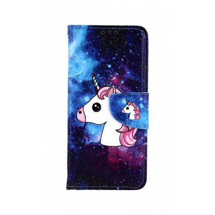 Flipové puzdro na Xiaomi Redmi Note 7 Space Unicorn