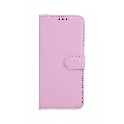 Flipové puzdro na Xiaomi Redmi Note 7 svetlo ružové s prackou
