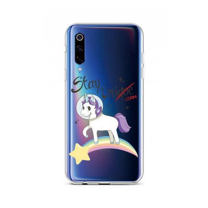 Zadný silikónový kryt na Xiaomi Mi 9 Stay Unicorn