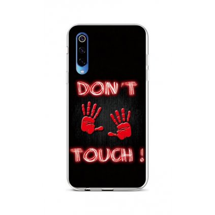 Zadný silikónový kryt na Xiaomi Mi 9 Dont Touch Red