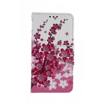 Flipové puzdro na Xiaomi Redmi 4X kvety textil