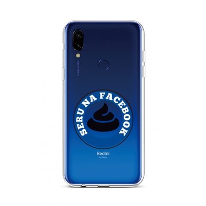 Zadný silikónový kryt na Xiaomi Redmi 7 Facebook