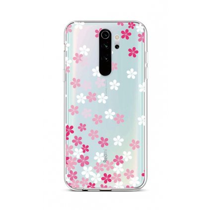 Zadný silikónový kryt na Xiaomi Redmi Note 8 Pro Pink Blossom