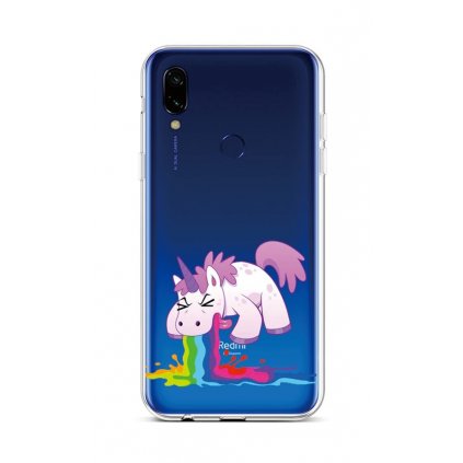 Zadný silikónový kryt na Xiaomi Redmi 7 Rainbow Splash
