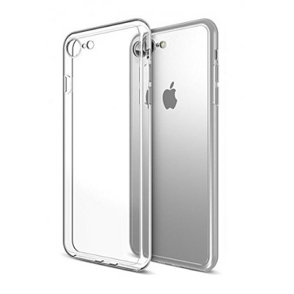 Ultratenký silikónový kryt na iPhone 7 0,5 mm priehľadný
