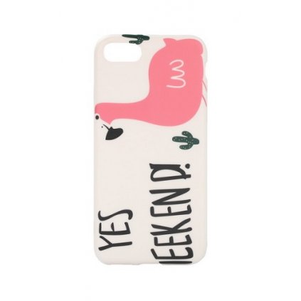 Zadný silikónový kryt na iPhone 7 Flamingo 2