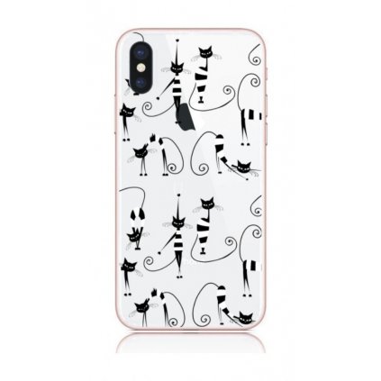 Zadný kryt na iPhone X Cats 1