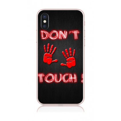 Zadný kryt na iPhone X Dont Touch Red