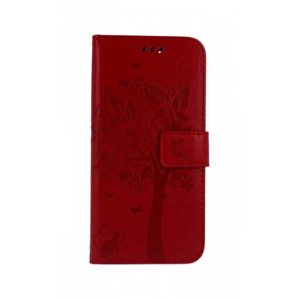 Flipové puzdro na Honor 10 Červený strom