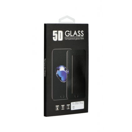 Tvrdené sklo BlackGlass na iPhone 8 Plus 5D bielej
