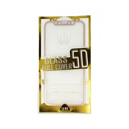 Polykarbonátová ochrana displeja BestGlass na iPhone XS 5D ružová
