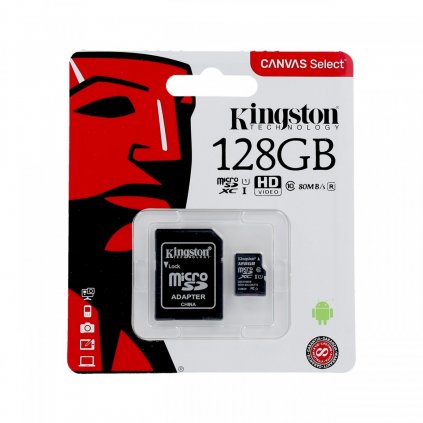 Pamäťová karta Kingston 128 GB Class 10