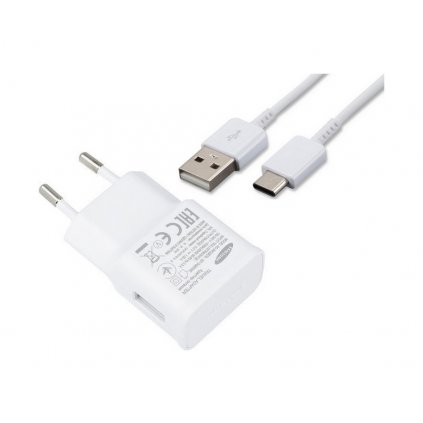 Originálna nabíjačka Samsung EP-TA50EWE + EP-DN930CWE USB-C (Type C) biela 1,55 A
