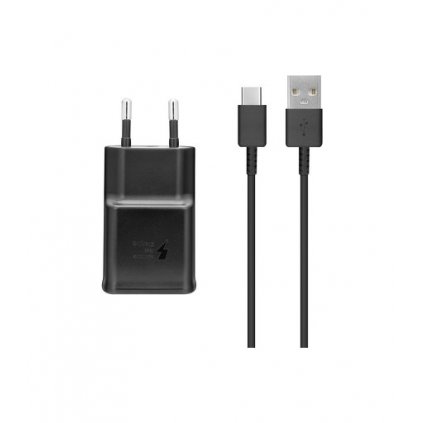 Originálna USB-C (USB type-C) rýchlonabíjačka Samsung EP-TA200EBE +  EP-DG970BBE čierna