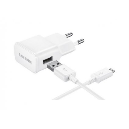 Originálna rýchlonabíjačka Samsung EP-TA20EWE + micro USB DG925UWE biela 2A