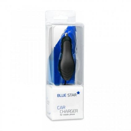 Nabíjačka do auta Blue Star 1A microUSB čierna