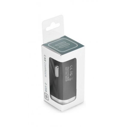 Autonabíjačka USB Dual 3.1 A čierna