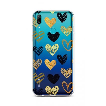 Zadný silikónový kryt na Huawei Y6 2019 Srdce