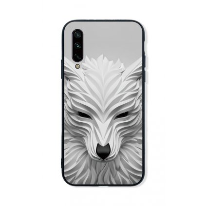 Zadný pevný kryt LUXURY na Xiaomi Mi A3 Biely vlk