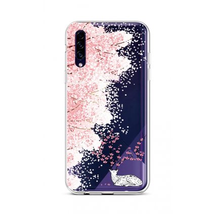 Zadný silikónový kryt na Samsung A30s Blooming Deer