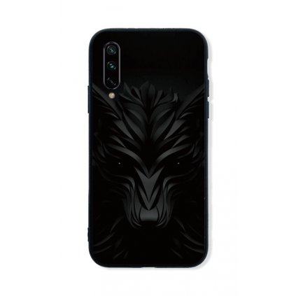 Zadný pevný kryt LUXURY na Xiaomi Mi A3 Čierny vlk