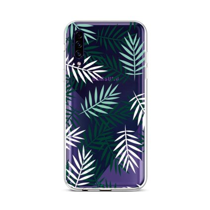 Zadný silikónový kryt na Samsung A30s Listy