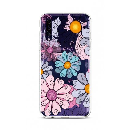 Zadný silikónový kryt na Samsung A30s Colorful Daisy