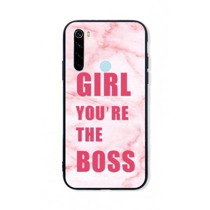 Zadný pevný kryt LUXURY na Xiaomi Redmi Note 8 Girl Boss