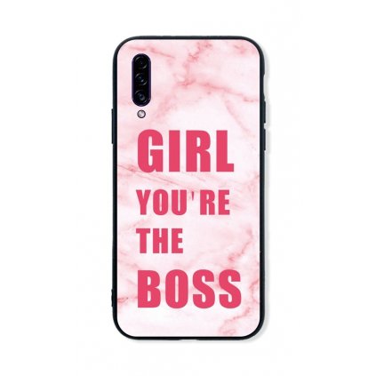 Zadný pevný kryt LUXURY na Samsung A30s Girl Boss