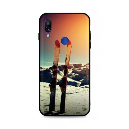 Zadný silikónový kryt DARK na Xiaomi Redmi Note 7 Ski