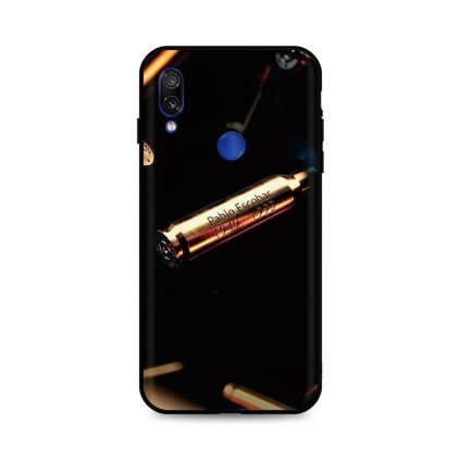 Zadný silikónový kryt DARK na Xiaomi Redmi Note 7 Pablo Escobar Bullet