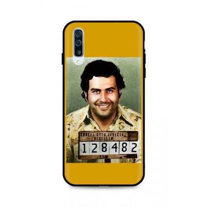 Zadný silikónový kryt DARK na Samsung A50 Pablo Escobar