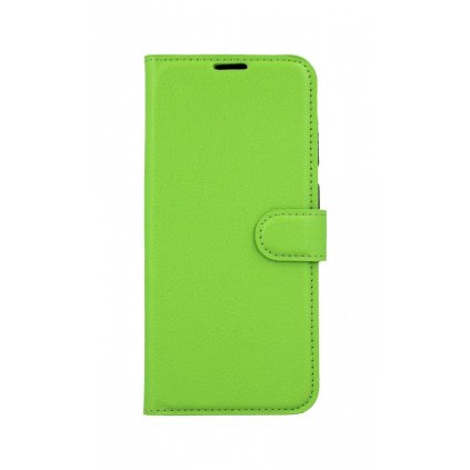 Flipové puzdro na Samsung A30S zelené s prackou