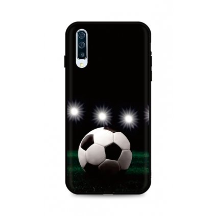 Zadný silikónový kryt DARK na Samsung A50 Football