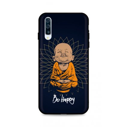 Zadný silikónový kryt DARK na Samsung A50 Be Happy