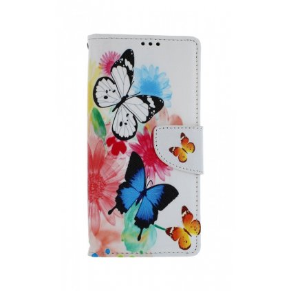 Flipové puzdro na Xiaomi Redmi Note 8 Pro Farebné s motýlikmi