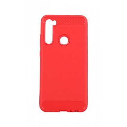 Zadný silikónový kryt na Xiaomi Redmi Note 8 červený