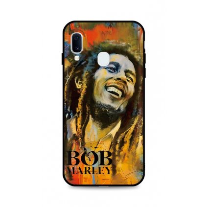 Zadný silikónový kryt DARK na Samsung A20e Bob Marley