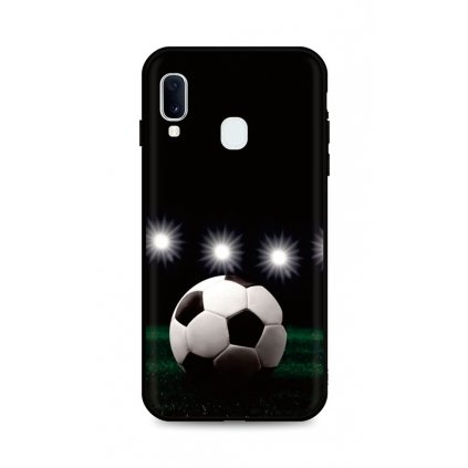 Zadný silikónový kryt DARK na Samsung A20e Football