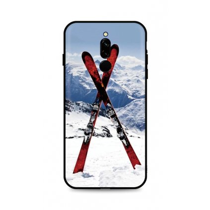 Zadný silikónový kryt DARK na Xiaomi Redmi 8 Skiing