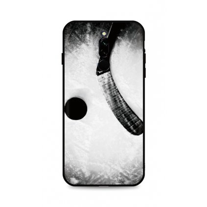 Zadný silikónový kryt DARK na Xiaomi Redmi 8 Hockey