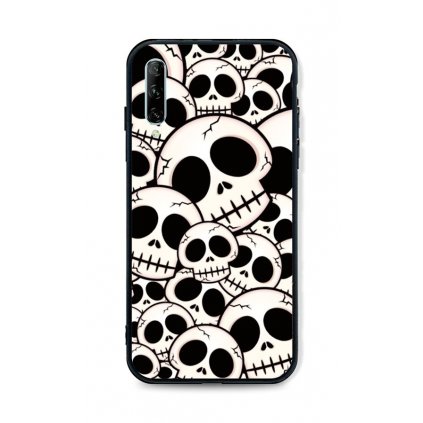 Zadný pevný kryt LUXURY na Huawei P Smart Pro Skulls