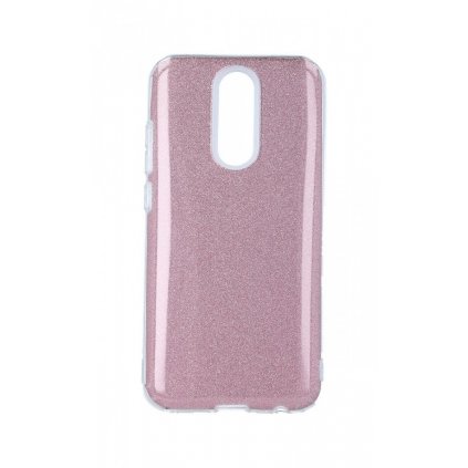 Zadný pevný kryt Forcell na Xiaomi Redmi 8 glitter ružový