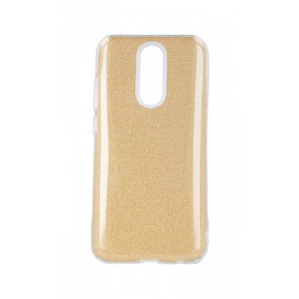 Zadný pevný kryt Forcell na Xiaomi Redmi 8A glitter zlatý
