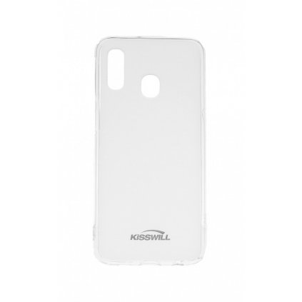 Zadný silikónový kryt KISSWILL na Samsung A40 svetlý