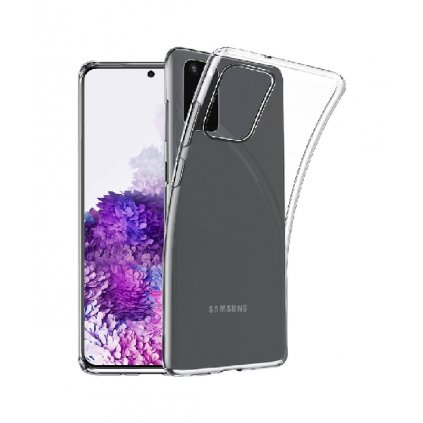 Ultratenký silikónový kryt na Samsung S20 0,5 mm priehľadný