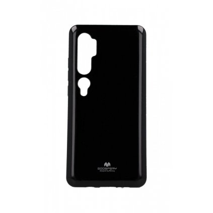 Zadný silikónový kryt Mercury Jelly Case na Xiaomi Mi Note 10 čierny