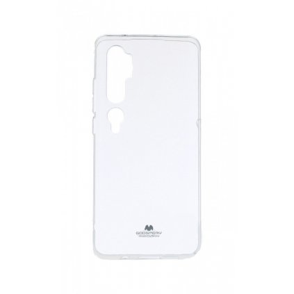 Zadný silikónový kryt Mercury Jelly Case na Xiaomi Mi Note 10 priehľadný
